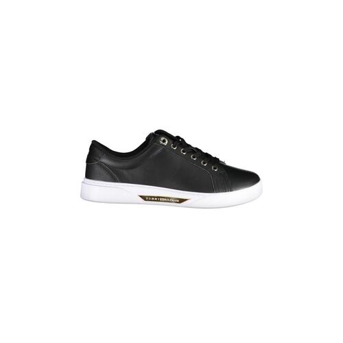 Tommy Hilfiger Women's Black Polyester Sneaker - 38 EU - Main Image