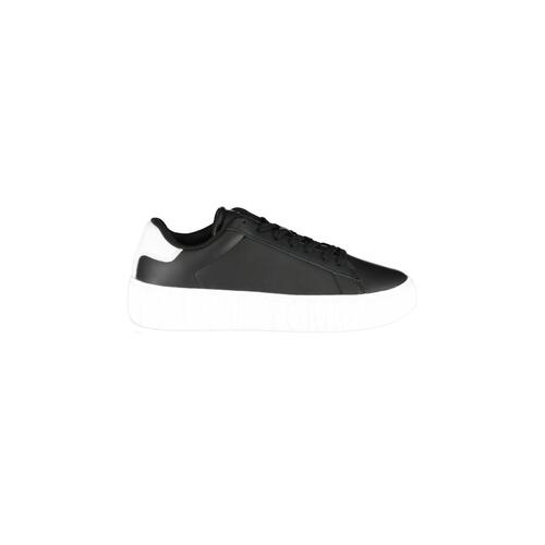 Tommy Hilfiger Men's Black Polyester Sneaker - 44 EU - Main Image