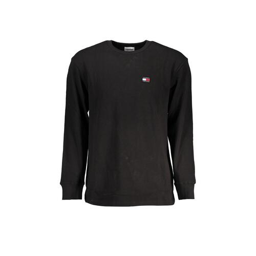 Tommy Hilfiger Men's Black Cotton T-Shirt - L - Main Image