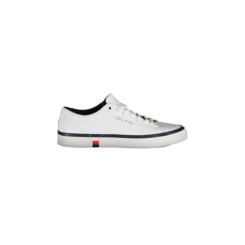 Tommy Hilfiger Men's White Polyester Sneaker - 43 EU - Main Image