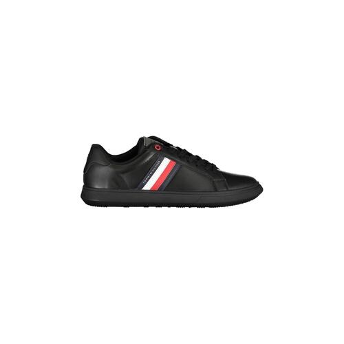 Tommy Hilfiger Men's Black Polyester Sneaker - 40 EU - Main Image