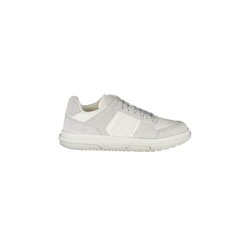 Tommy Hilfiger Men's White Polyester Sneaker - 41 EU - Main Image