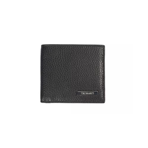 Embossed Leather Mens Wallet with Book Opening One Size Men - Main Image