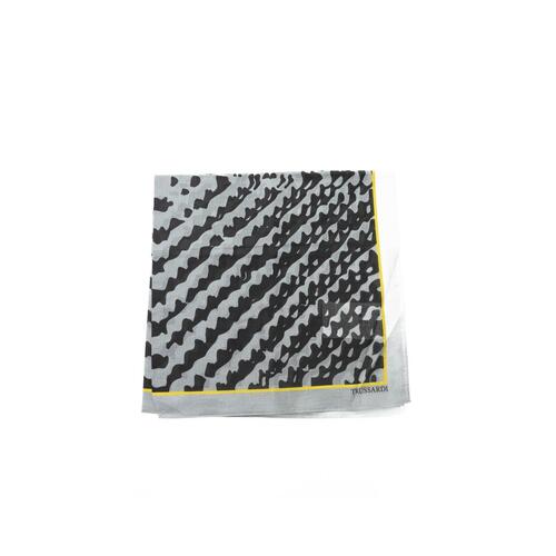 Trussardi Men's Gray Cotton Scarf - One Size - Main Image