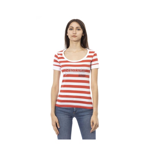 Trussardi Action Women's Vibrant Multicolor Short Sleeve Tee - S - Main Image