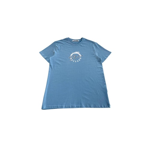 Trussardi Beachwear Men's Light Blue Cotton T-Shirt - L - Main Image