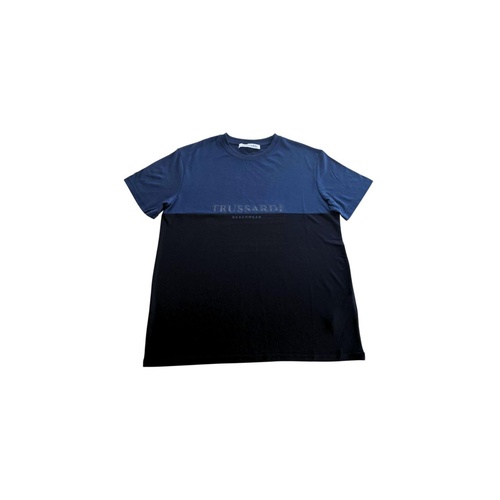 Trussardi Beachwear Men's Blue Polyester T-Shirt - L - Main Image