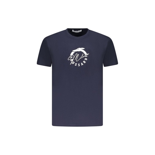 Trussardi Men's Blue Cotton T-Shirt - L - Main Image