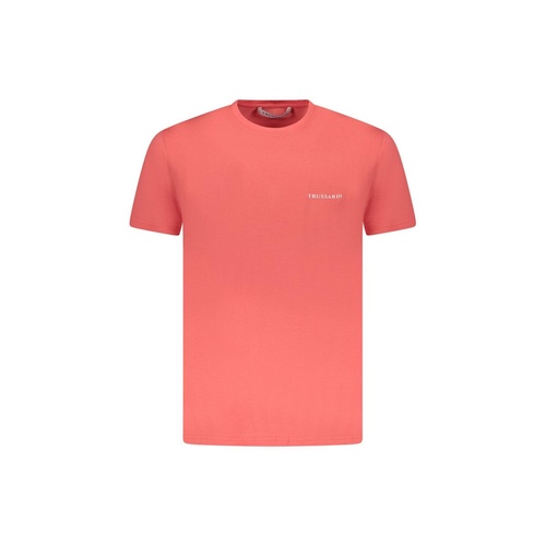 Trussardi Men's Pink Cotton  T-Shirt - S - Main Image