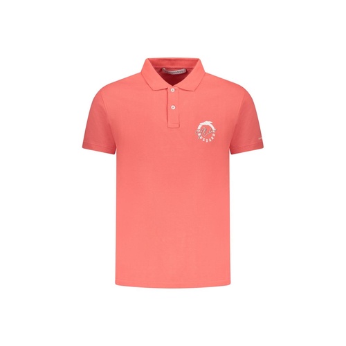 Trussardi Men's Pink Cotton Polo Shirt - L - Main Image