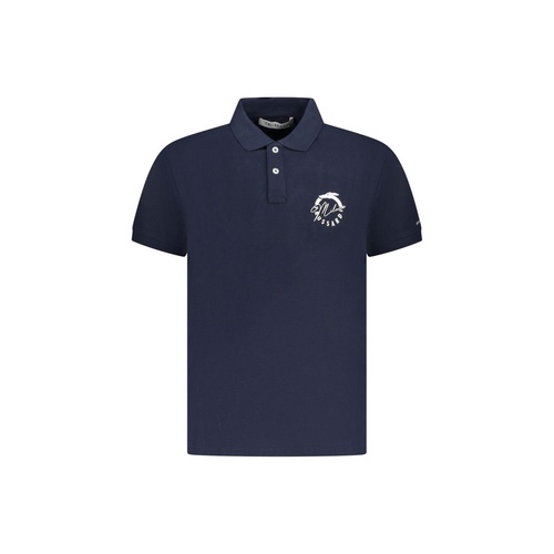 Trussardi Men's Blue Cotton Polo Shirt - S - Main Image