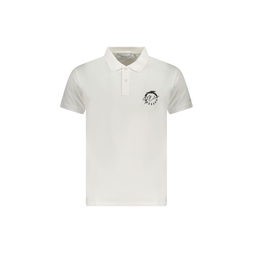 Trussardi Men's White Cotton Polo Shirt - 2XL - Main Image