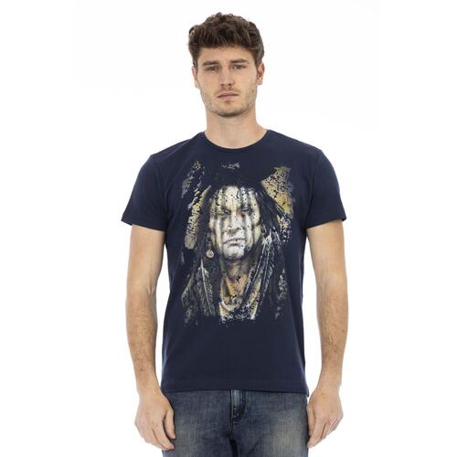 Short Sleeve T-shirt with Front Print XL Men - Main Image