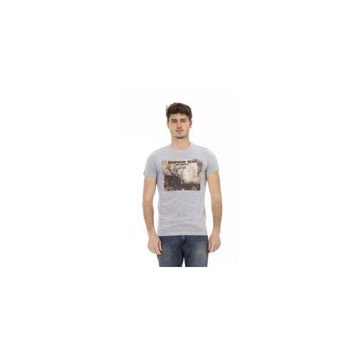 Short Sleeve T-shirt with Front Print XL Men - Main Image