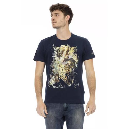 Short Sleeve T-Shirt with Front Print 2XL Men - Main Image