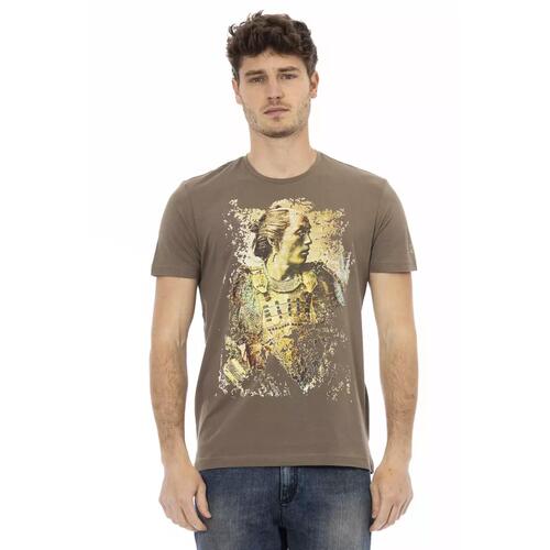 Short Sleeve T-shirt with Front Print - 2XL - Main Image