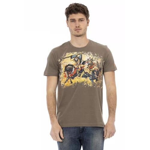 Short Sleeve T-shirt with Round Neck - Front Print XL Men - Main Image