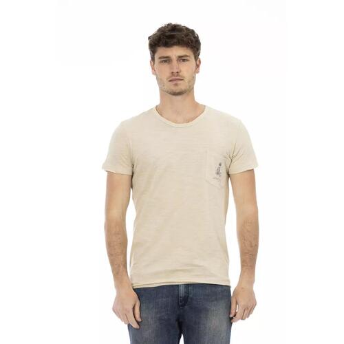 Short Sleeve T-shirt with Chest Pocket Print XL Men - Main Image