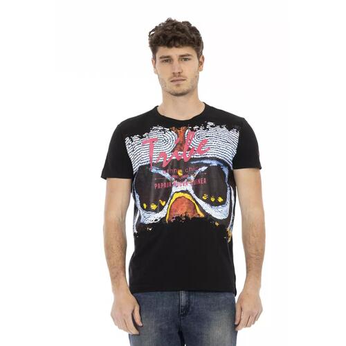 Short Sleeve T-shirt With Front Print 3XL Men - Main Image