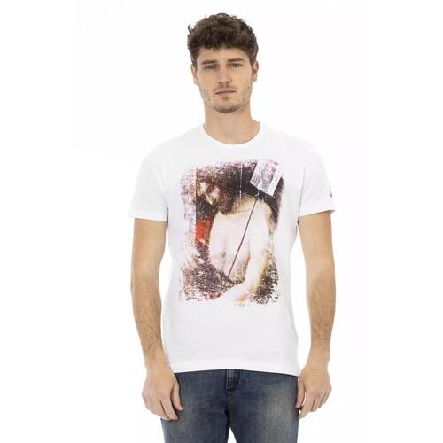 Front Print Short Sleeve T-shirt XL Men - Main Image