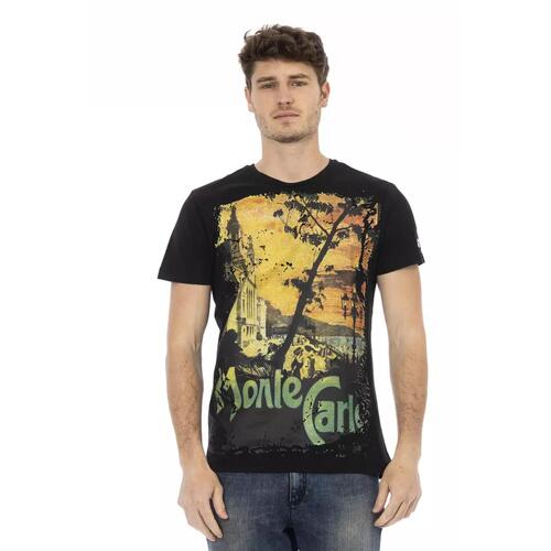Short Sleeve T-shirt with Front Print XL Men - Main Image