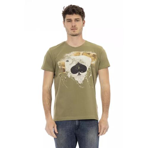 Printed Short Sleeve Round Neck T-shirt XL Men - Main Image