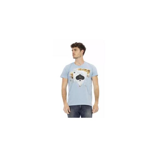 Short Sleeve T-shirt with Front Print XL Men - Main Image