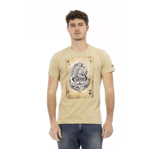 Short Sleeve T-shirt with Front Print XL Men - Main Image