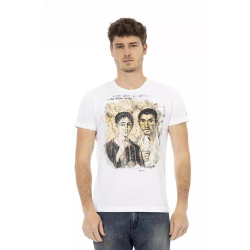 Short Sleeve T-shirt with Front Print XL Men - Main Image