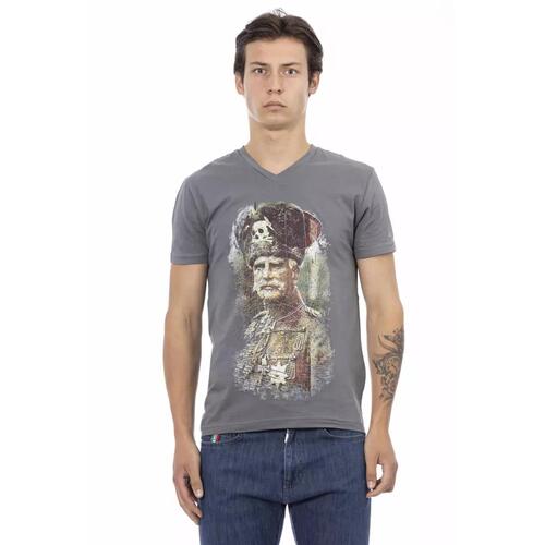 Short Sleeve T-shirt With V-neck 2XL Men - Main Image