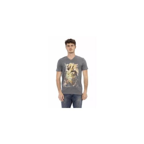 Short Sleeve T-shirt with V-neck 3XL Men - Main Image