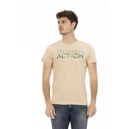 Short Sleeve T-shirt with Front Print XL Men - Main Image