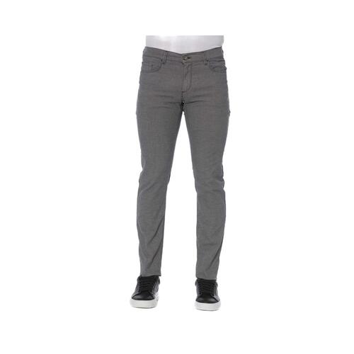 Trussardi Jeans Men's Gray Cotton Jeans & Pant - W40 US - Main Image