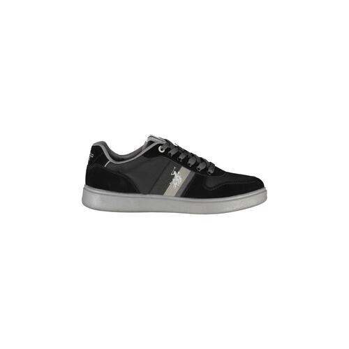 US POLO ASSN Men's Black Polyester Sneaker - 43 EU - Main Image