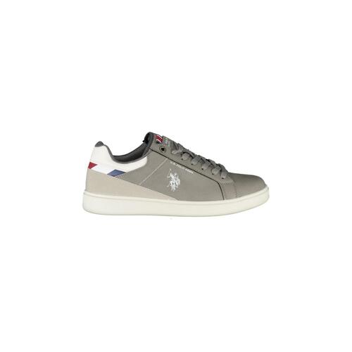 US POLO ASSN Men's Gray Polyester Sneaker - 44 EU - Main Image