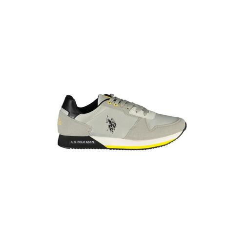 US POLO ASSN Men's Gray Polyester Sneaker - 44 EU - Main Image