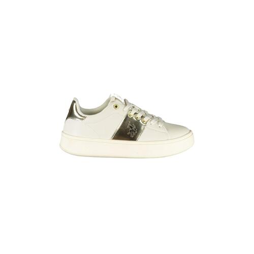 US POLO ASSN Women's Beige Polyester Sneaker - 37 EU - Main Image