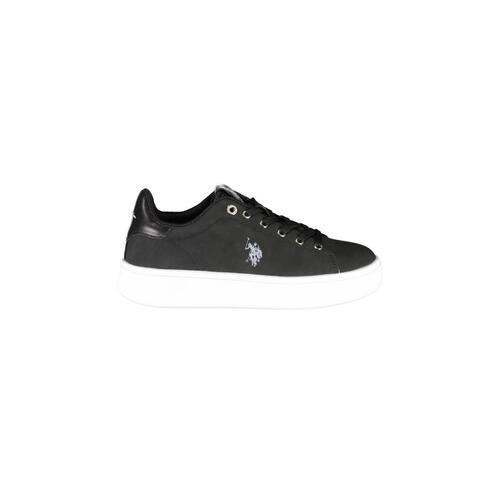 US POLO ASSN Women's Black Polyester Sneaker - 36 EU - Main Image