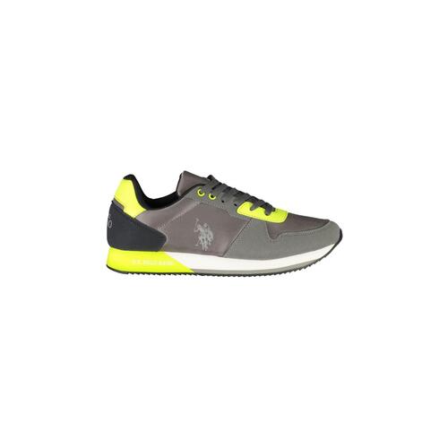 US POLO ASSN Men's Gray Polyester Sneaker - 43 EU - Main Image
