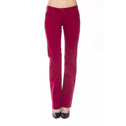 Ungaro Fever Women's Red Cotton Jeans & Pant - W30 US - Main Image
