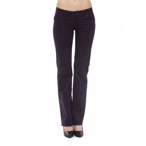 Ungaro Fever Women's Purple Cotton Jeans & Pant - W32 US - Main Image