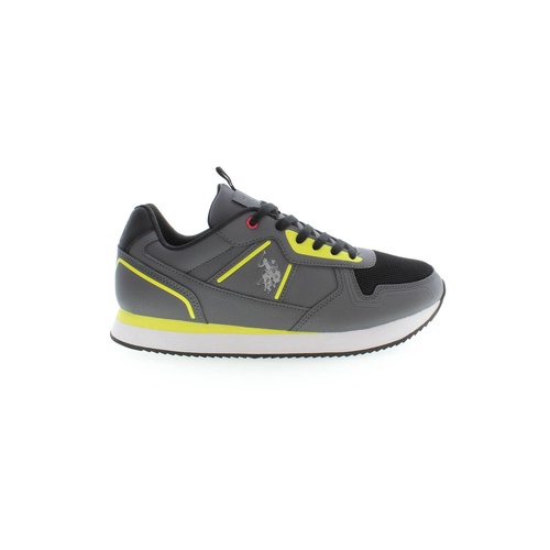US POLO ASSN Men's Gray Polyester Sneaker - 44 EU - Main Image