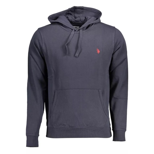 US POLO ASSN Men's Blue Cotton Sweater - M - Main Image