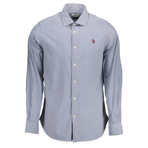 US POLO ASSN Men's Blue Cotton Shirt - 2XL - Main Image