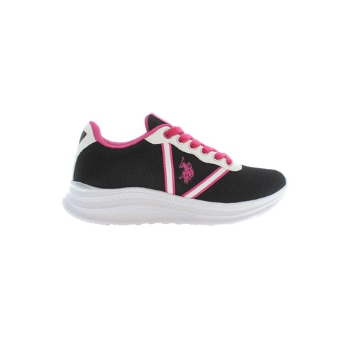 US POLO ASSN Women's Black Polyester Sneaker - 37 EU - Main Image