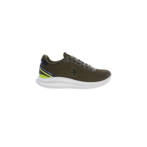 US POLO ASSN Men's Green Polyester Sneaker - 42 EU - Main Image