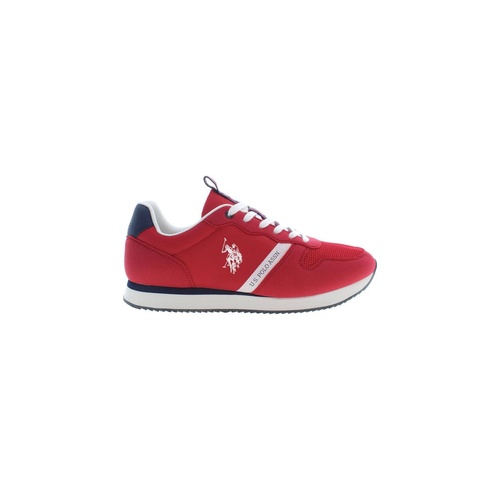 US POLO ASSN Men's Red Polyester Sneaker - 44 EU - Main Image