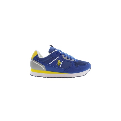 US POLO ASSN Men's Blue Polyester Sneaker - 43 EU - Main Image