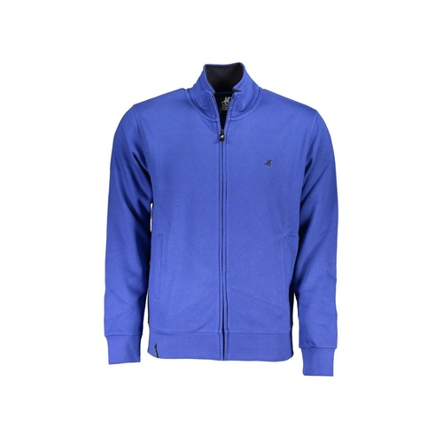 US Grand Polo Men's Blue Cotton Sweater - L - Main Image