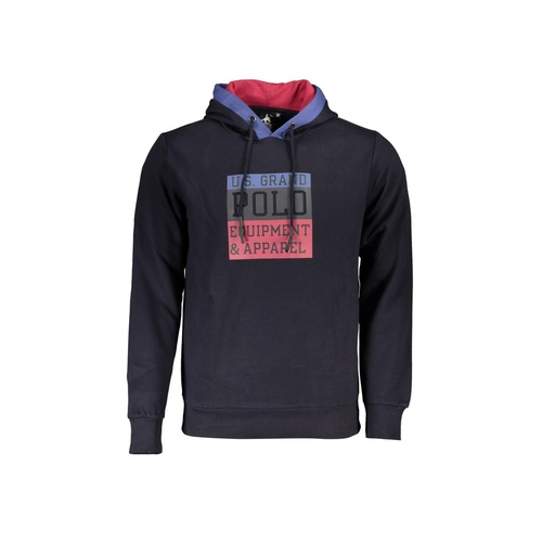 US Grand Polo Men's Blue Cotton Sweater - 2XL - Main Image
